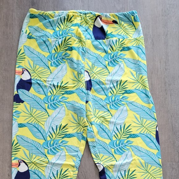 LuLaRoe TC "Tucan" Leggings - Picture 2 of 3